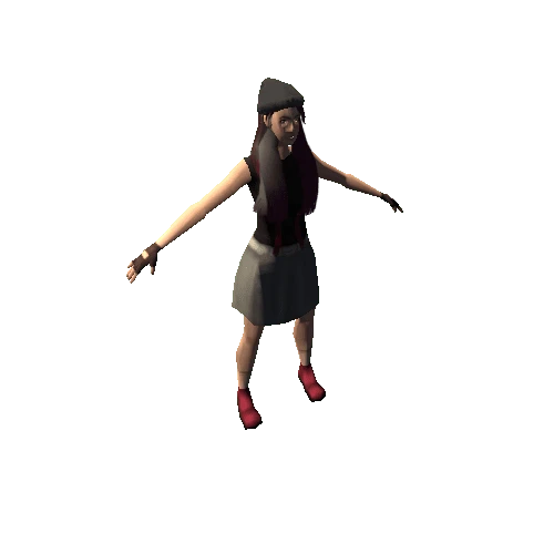 low_poly_girl  (diffuse -specular)